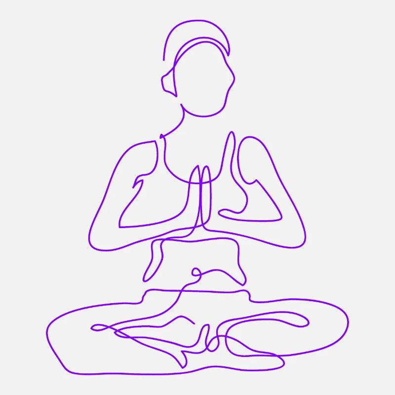 1 Yoga Padmasana oder Lotusblüte | 7. Violette Flamme