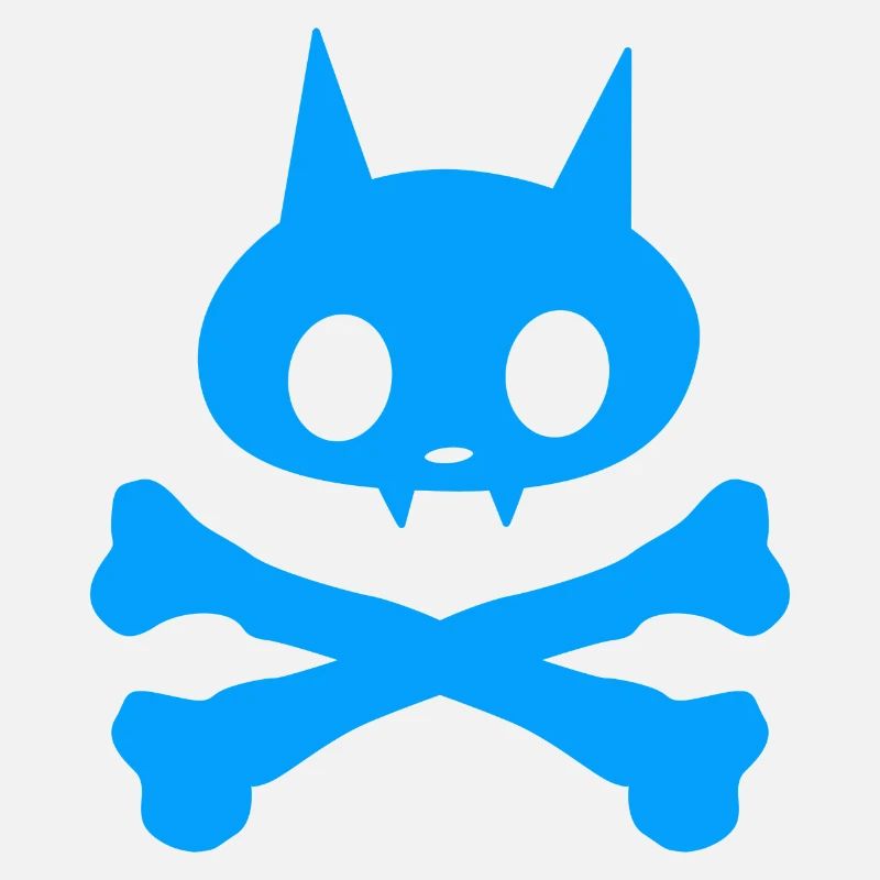 Skelett Katze Junge