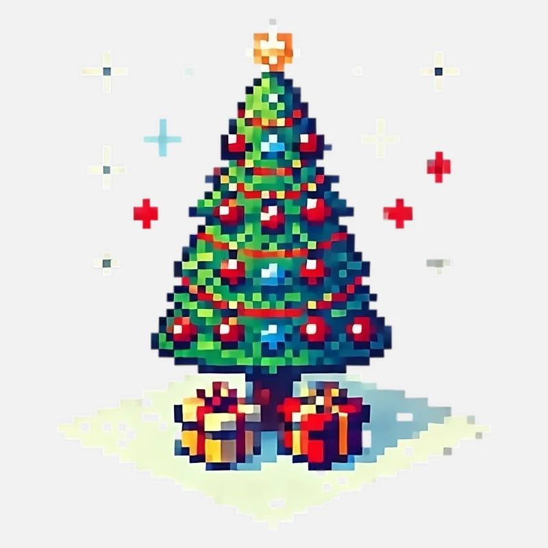 8 Bit Weihnachtsbaum