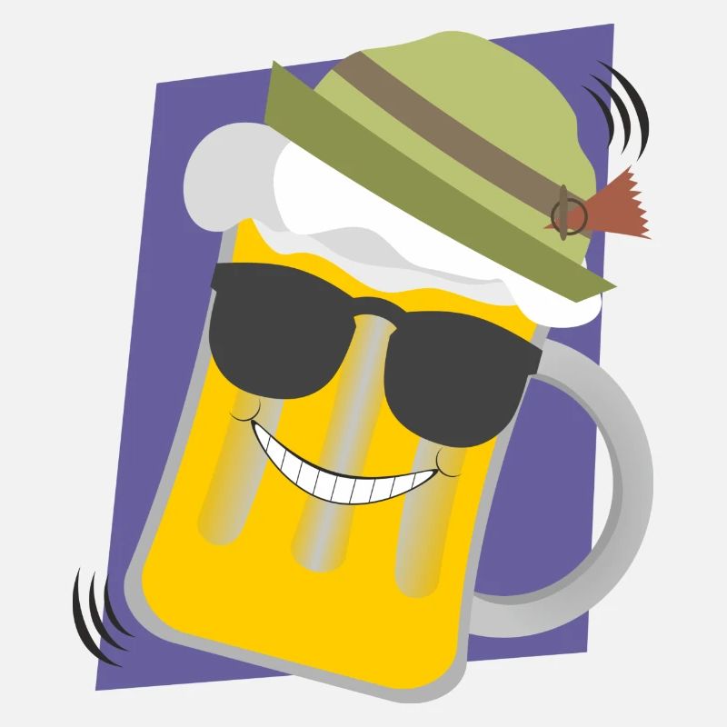 Vatertag Geschenk Bier mit Sonnenbrille Idee