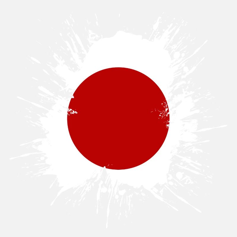 Drapeau du Japon utilisé Look Nihon drapeau japonais