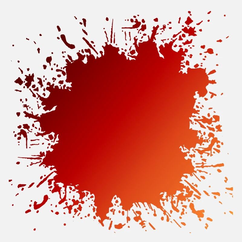 Splash gradient Rouge Orange