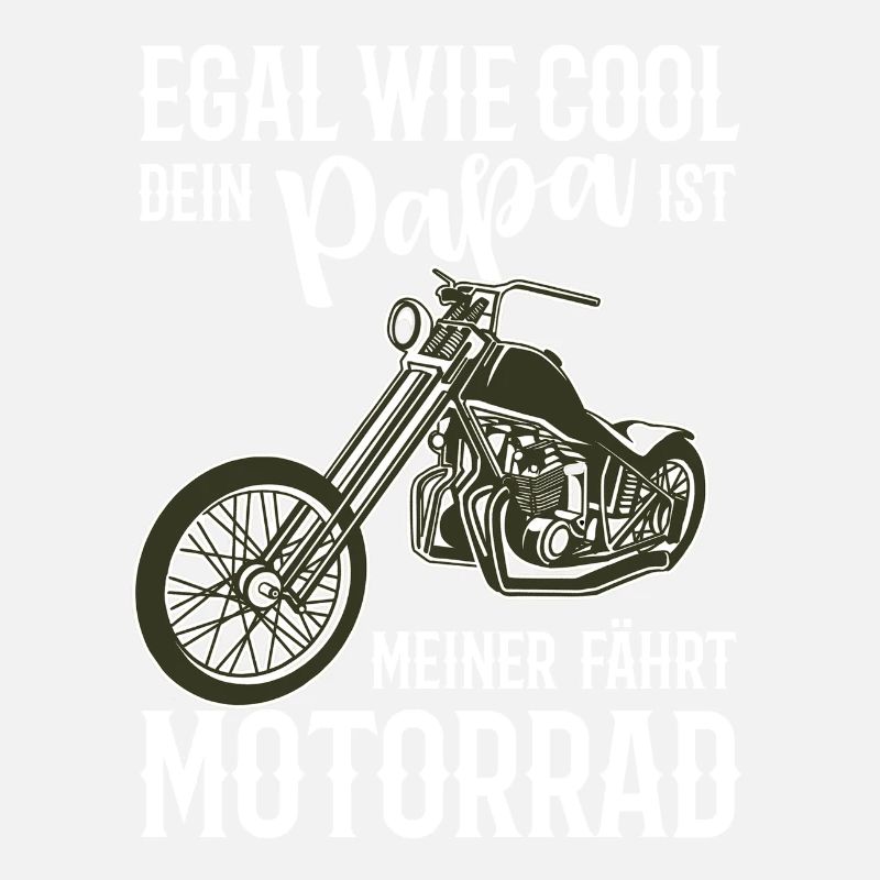 Motorrad Chopper cooler Papa Geschenkidee