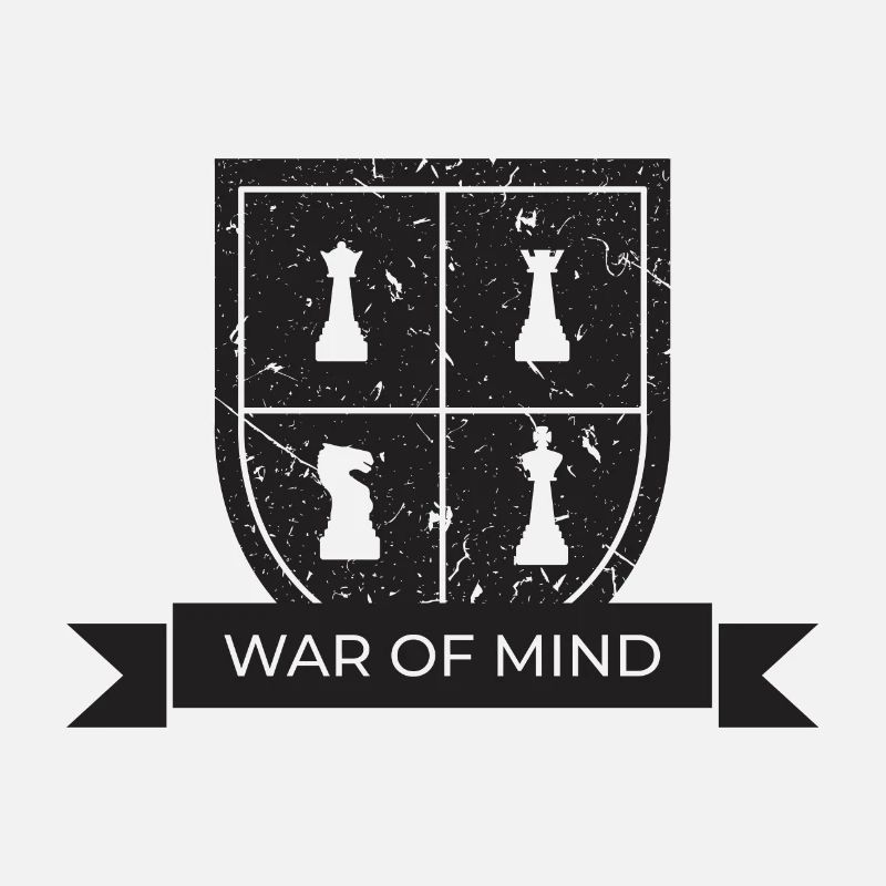 jouer joueur idée cadeau d'échecs blazon