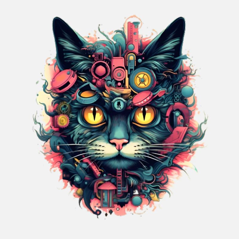 Cyperpunk Katze