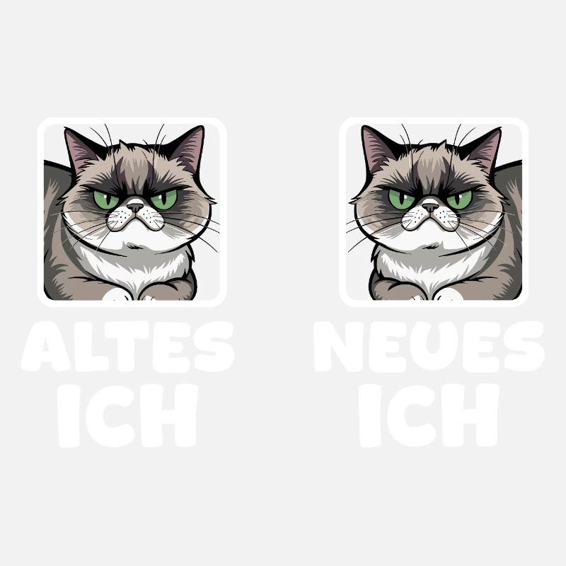 Grummeliger Kater Mürrische Katze