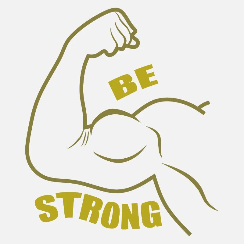 Be Strong, Flexing Biceps