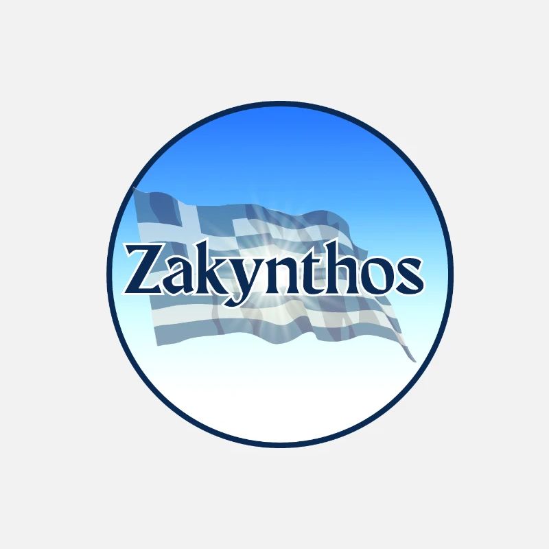 Zakynthos Grèce Drapeau grec