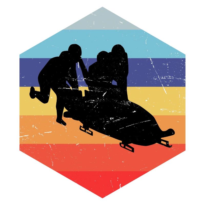 Piste de bobsleigh à deux hommes Bobsleigh sur bobsleigh