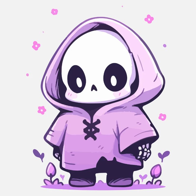 Cute Halloween Skeleton - Cute Scary Design