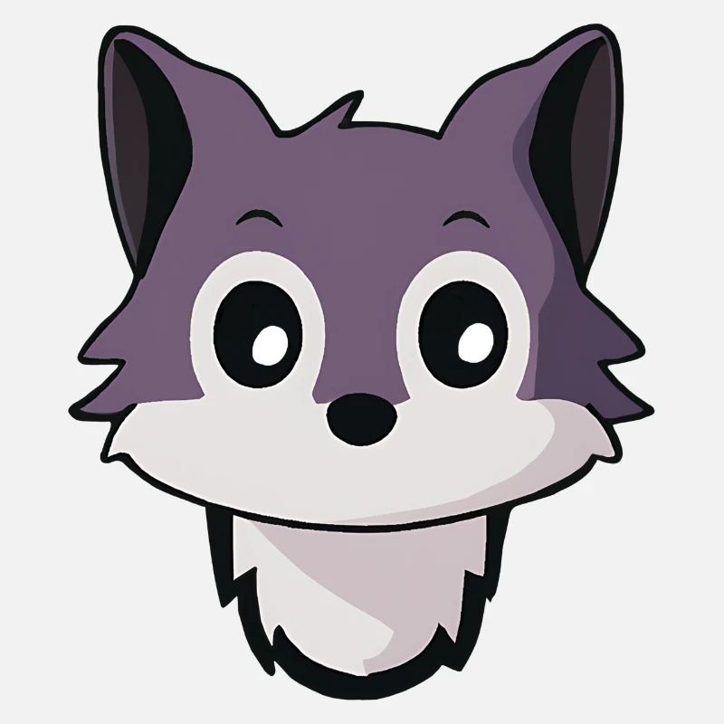 Hund Wolf Husky Kopf Design