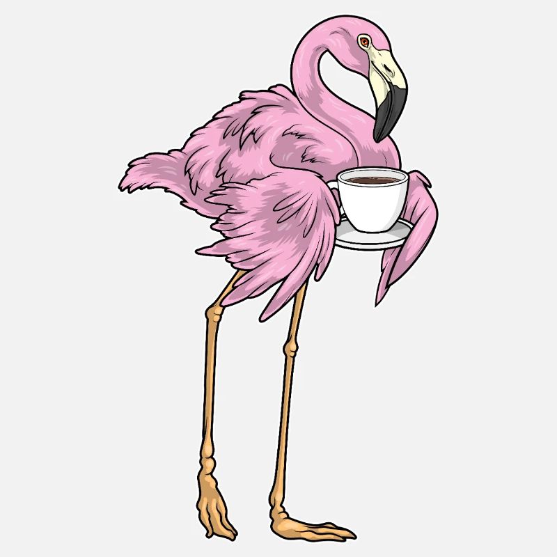 Flamingo Kaffee Tasse