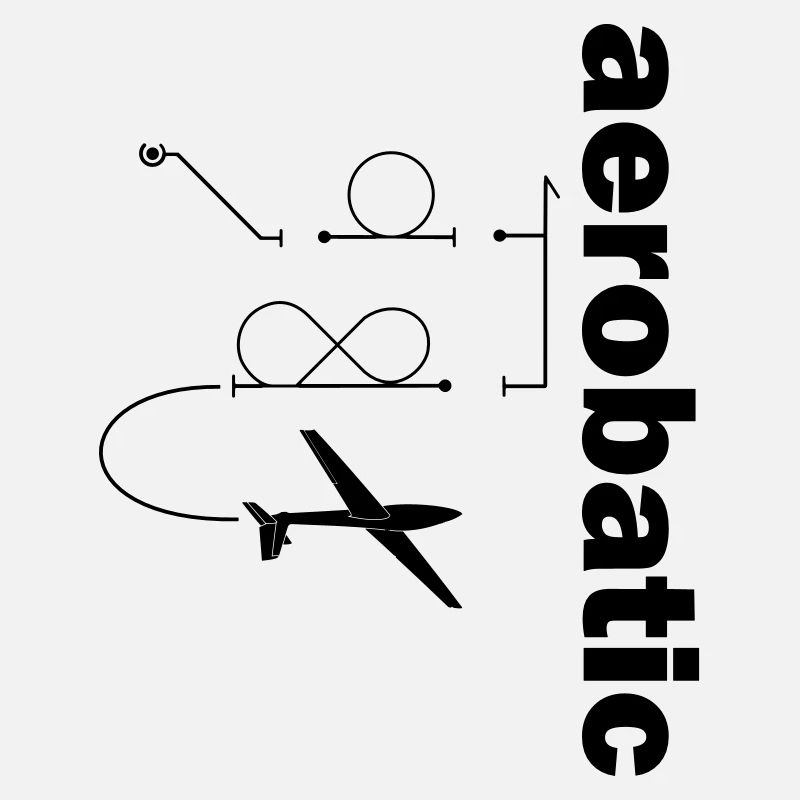 Kunstflug Segelflugzeug Geschenk