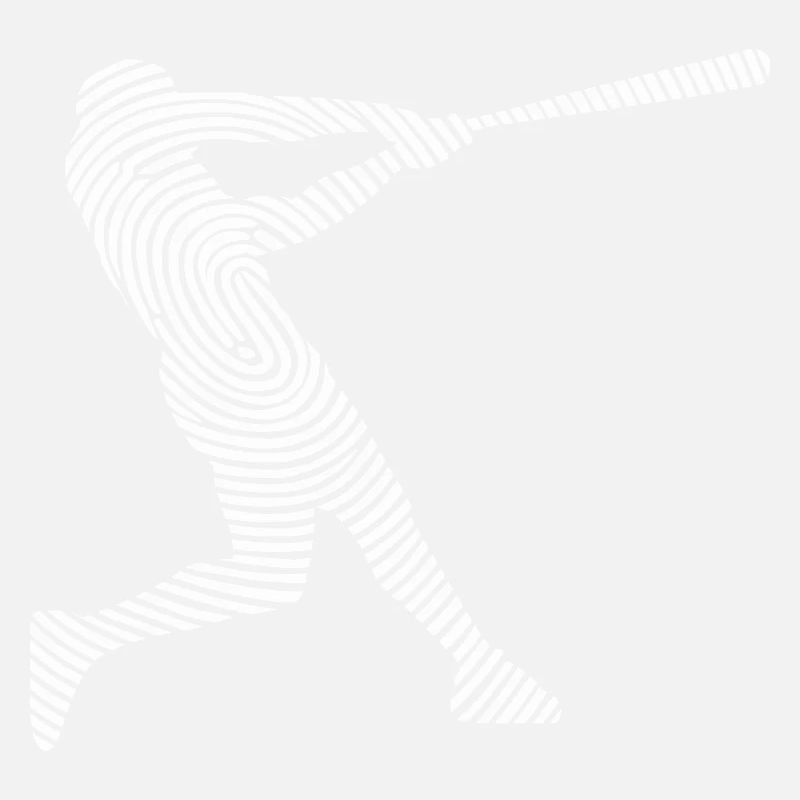 Baseball Baseball Player Fingerprint Baseball Player