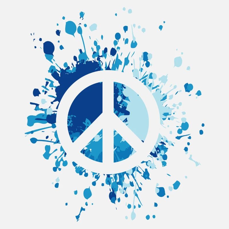 Peace Symbol Color Splash