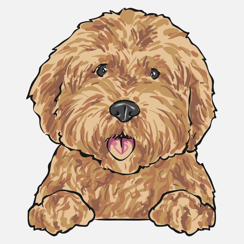 Goldendoodle Hund Geschenk