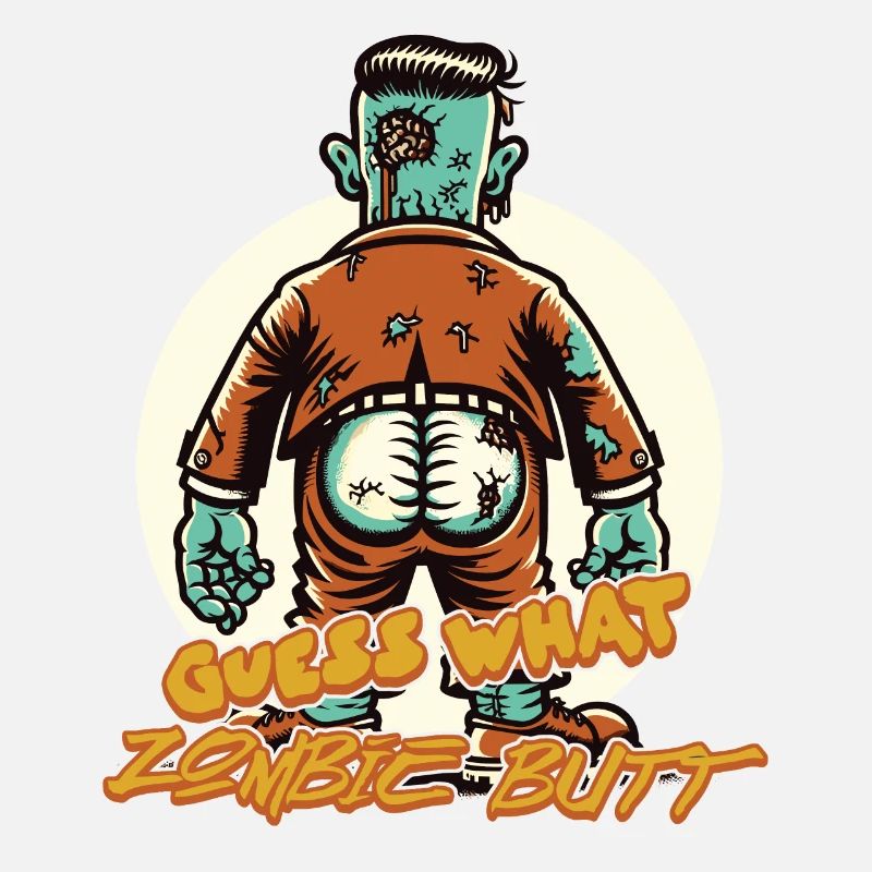 Zombie Butt Funny Saying Halloween Costume