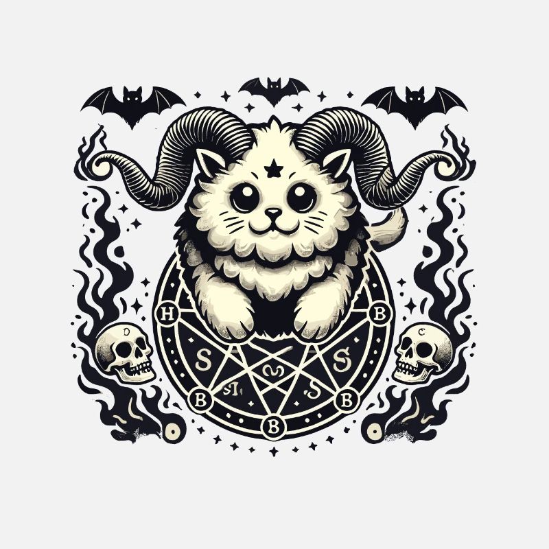 Mignon Lucifer chat drôle chats invocation