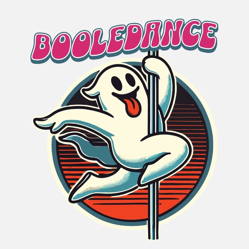 Funny Boolean Dance Saying Pole Dance Ghost