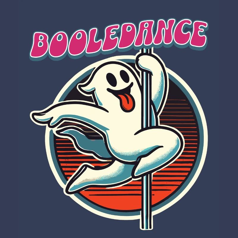 Funny Boolean Dance Saying Pole Dance Ghost