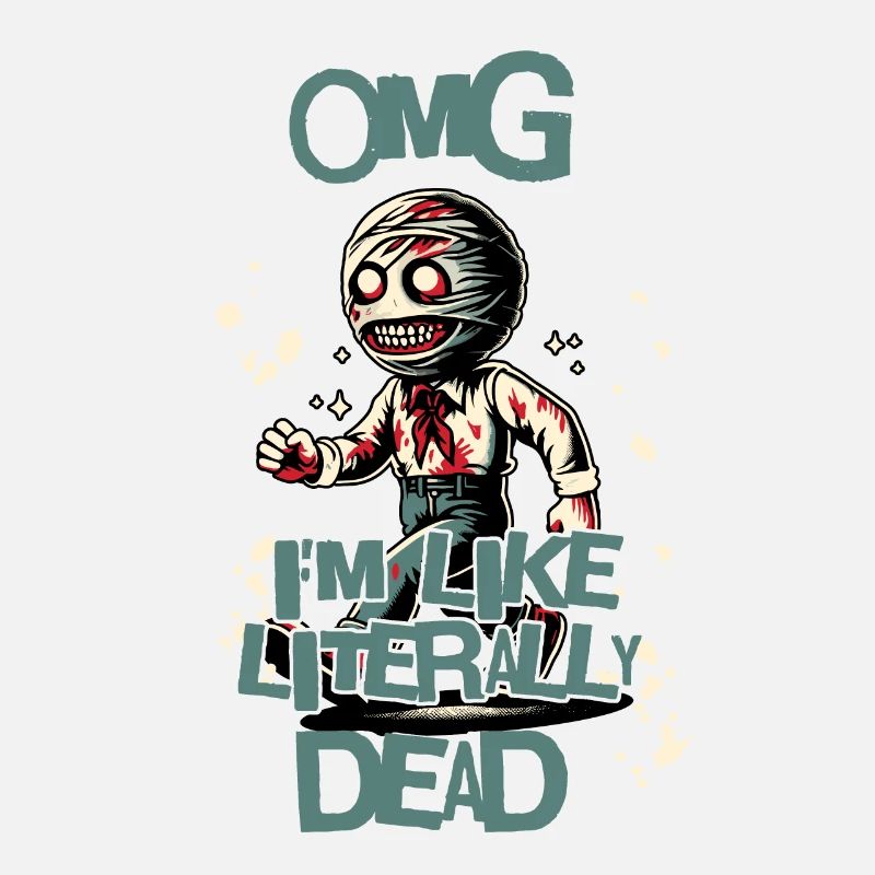 Funny Halloween Saying OMG I'm Dead