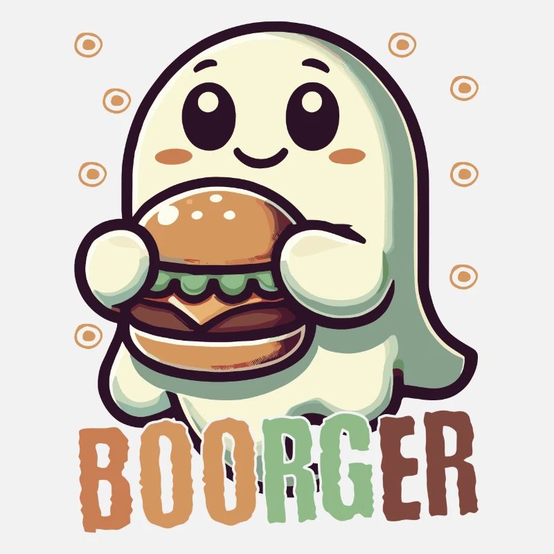 Gespenst Boorger Hamburger Spaß