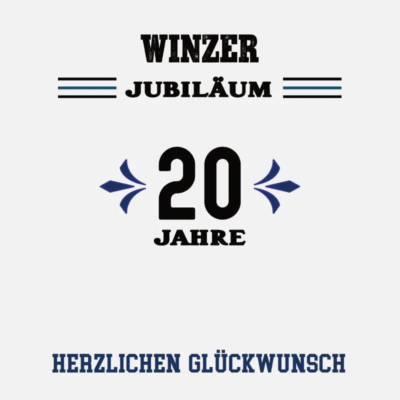 Winzer 20 Jahre Jubiläum zwanzig jähriges Jubi