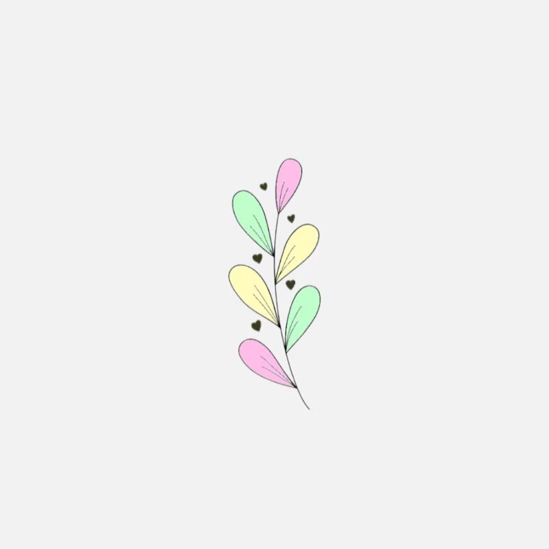 Fleur colorée