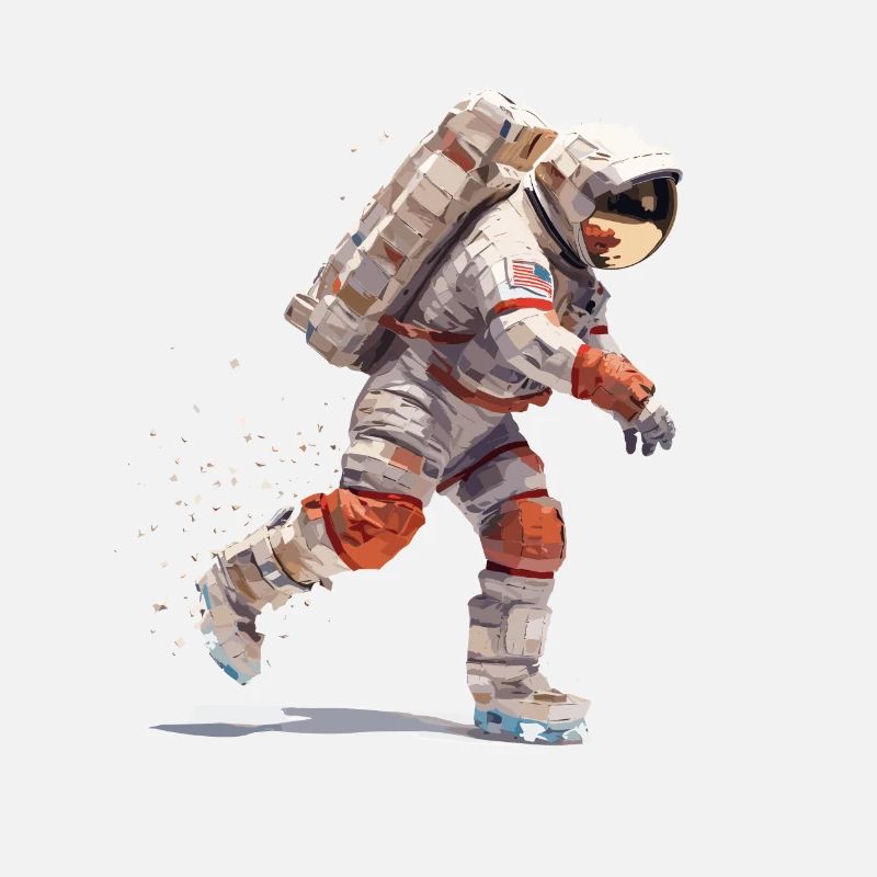 Astronaut Digital Art Space Explorer