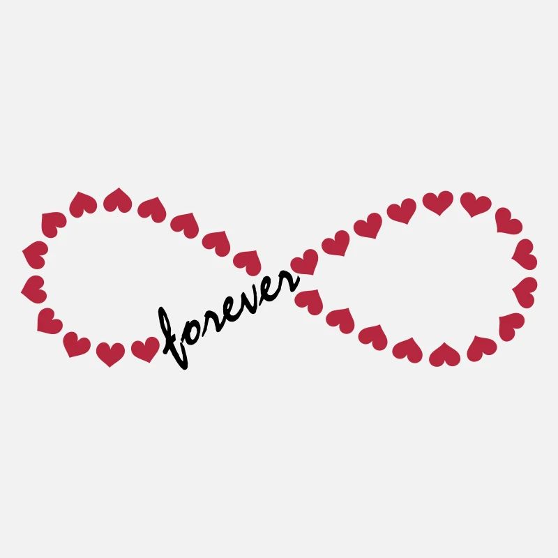 Forever Love! Infinity, Heart, Valentine's Day,