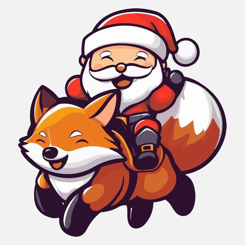 Fox Santa Claus