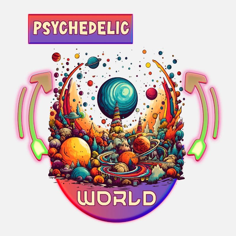 Psychedelischer Welt-Trance-Rave-Techno-Tanz