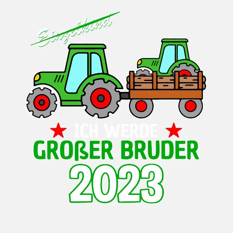 Ich Werde Großer Bruder 2023 - Geburt Sohn Traktor