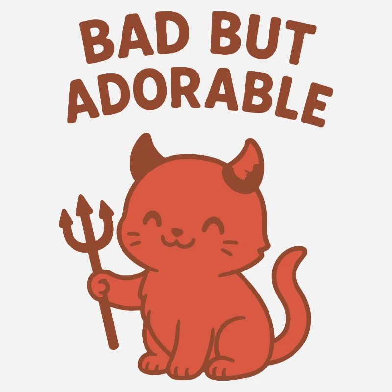 Bad But Adorable Devil Cat