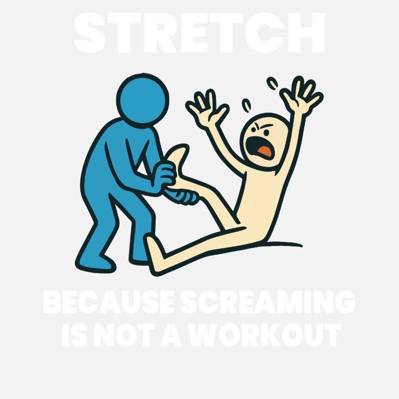 Physiotherapy Funny Stretching Exercises Saying