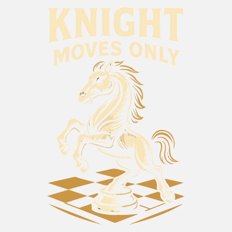 Chess Player Knight Moves Only Board Game
