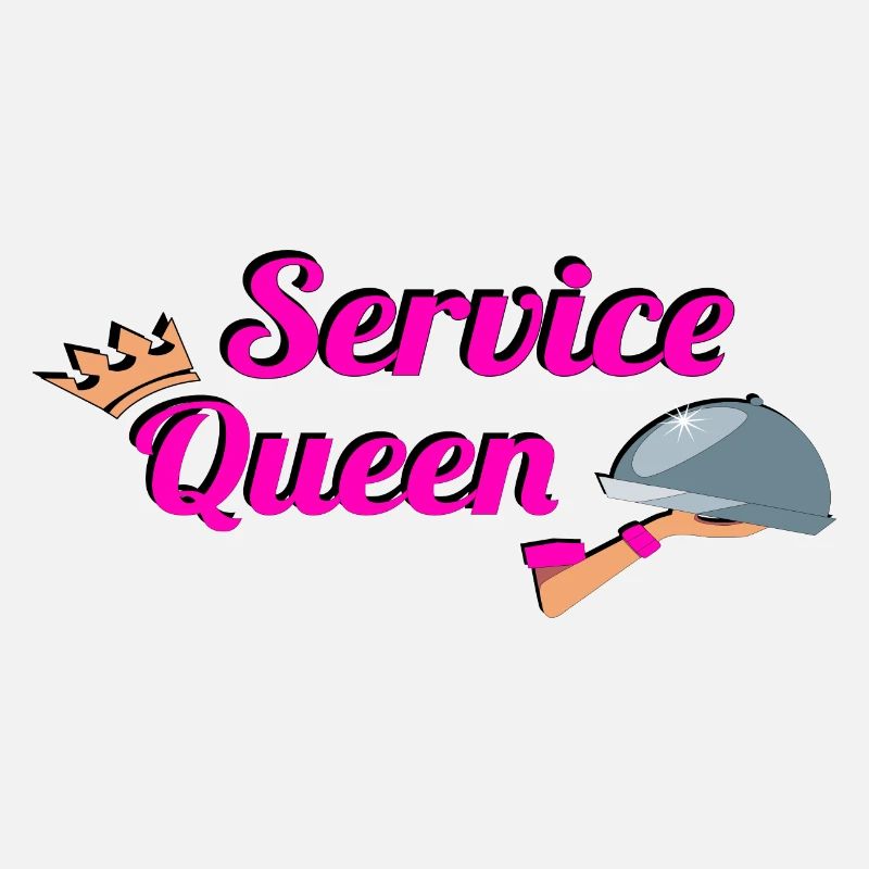 Damen Service Queen Kellner Bedienung Barkeeper