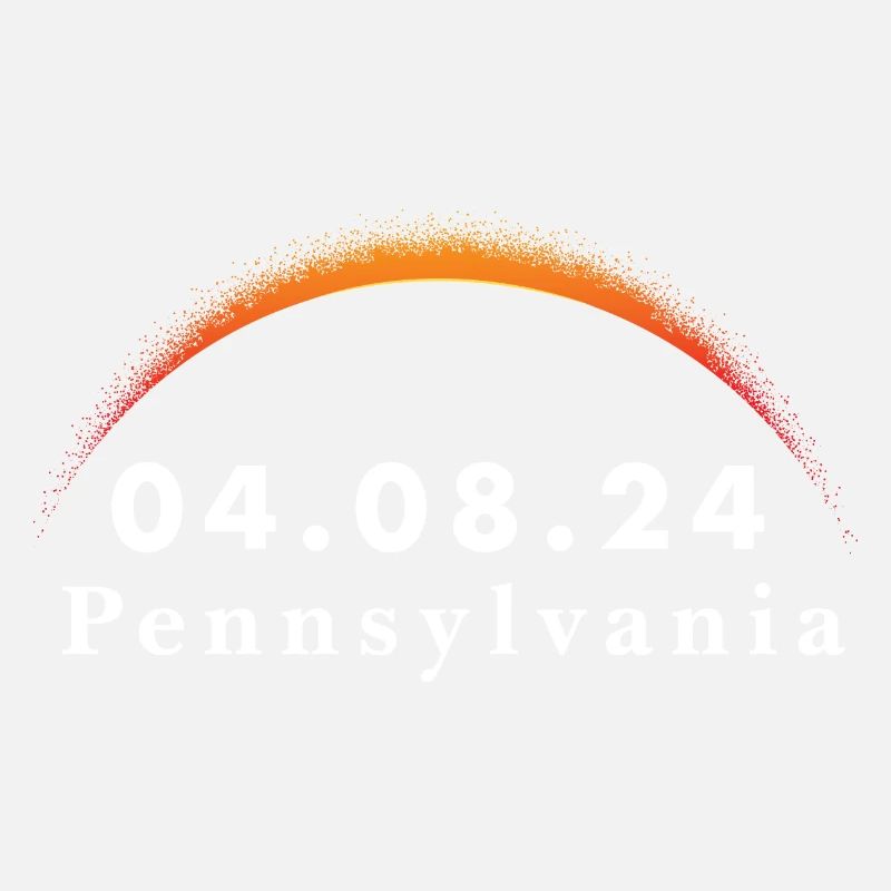 Total Solar Eclipse Path of Totality Pennsylvania
