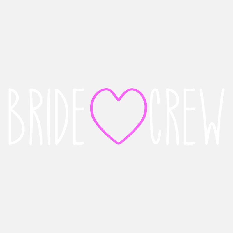 Bride Crew Heart