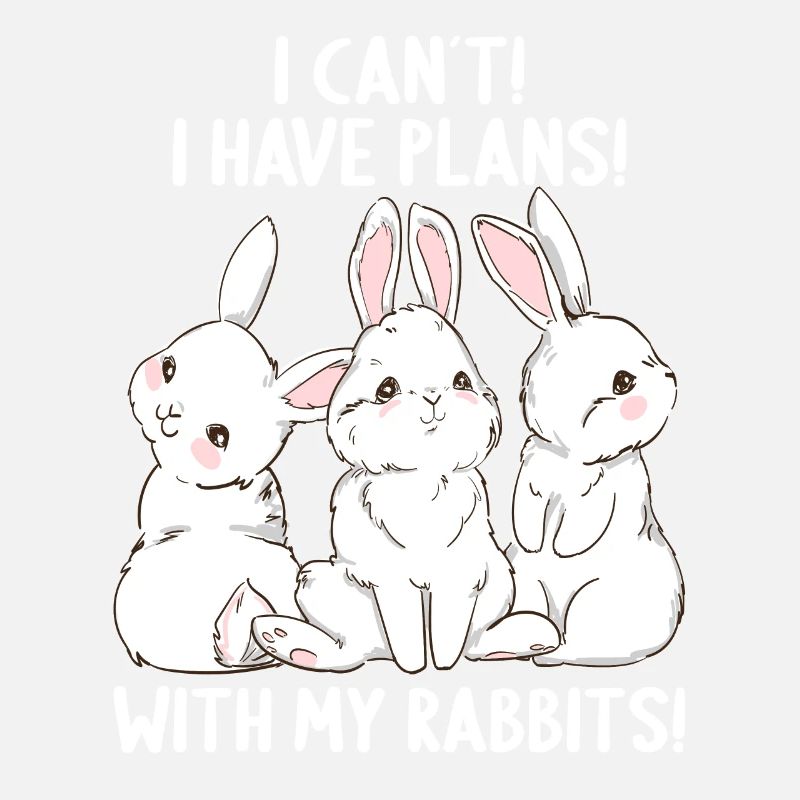 Rabbit i cant i have plans with my rabbits