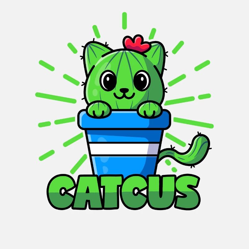 Cats Cactus Pun Catcus