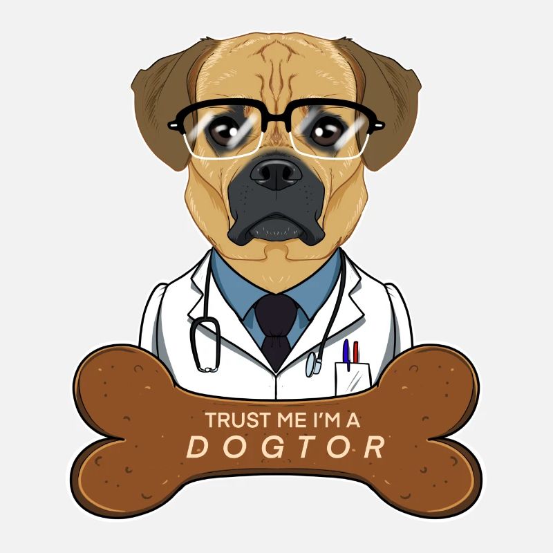 Veterinary Puggle Trust Me Im A Dogtor