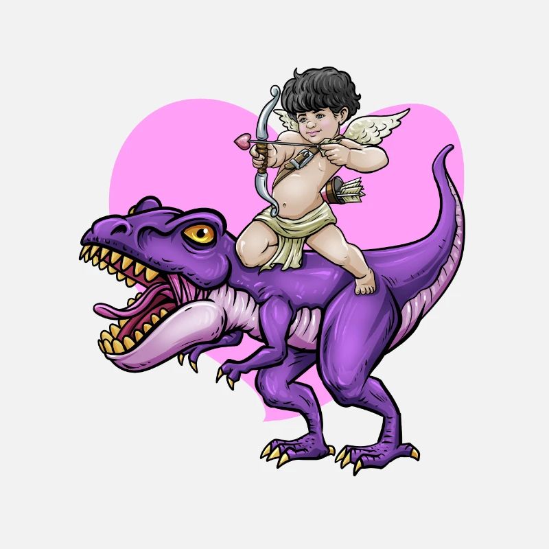 Cupid Armor T Rex Heart Valentinstag Cupid Rex