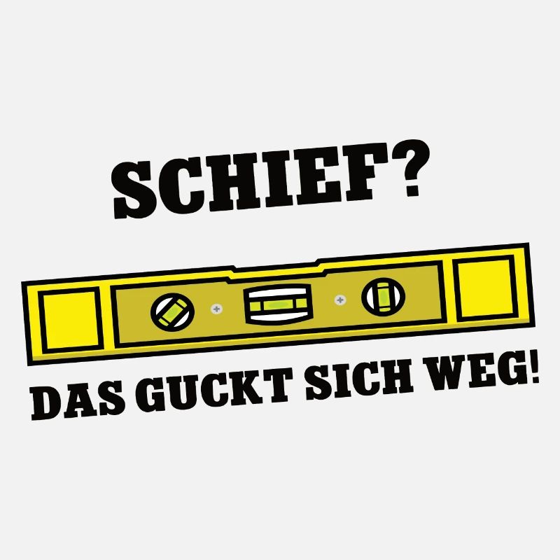Schief Das Guckt Sich Weg Handwerker Wasserwaage