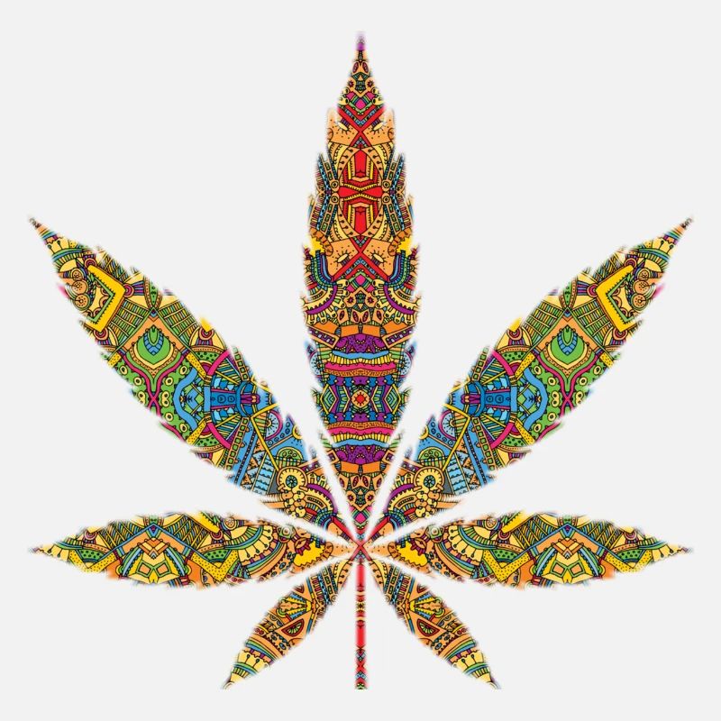 Hemp Leaf Legal Pattern Cannabis High Indica Weed