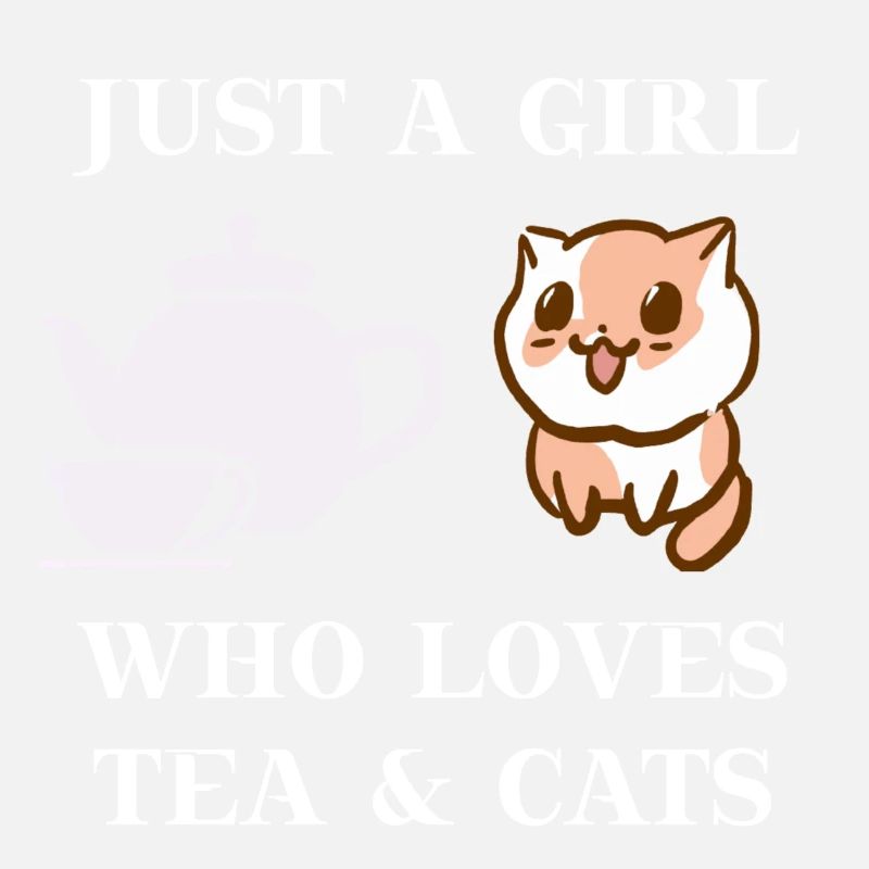 Thé chat cadeau idée doux mignon