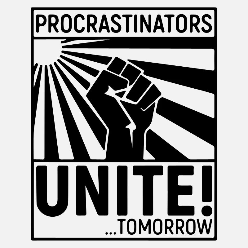 Procrastinators Black