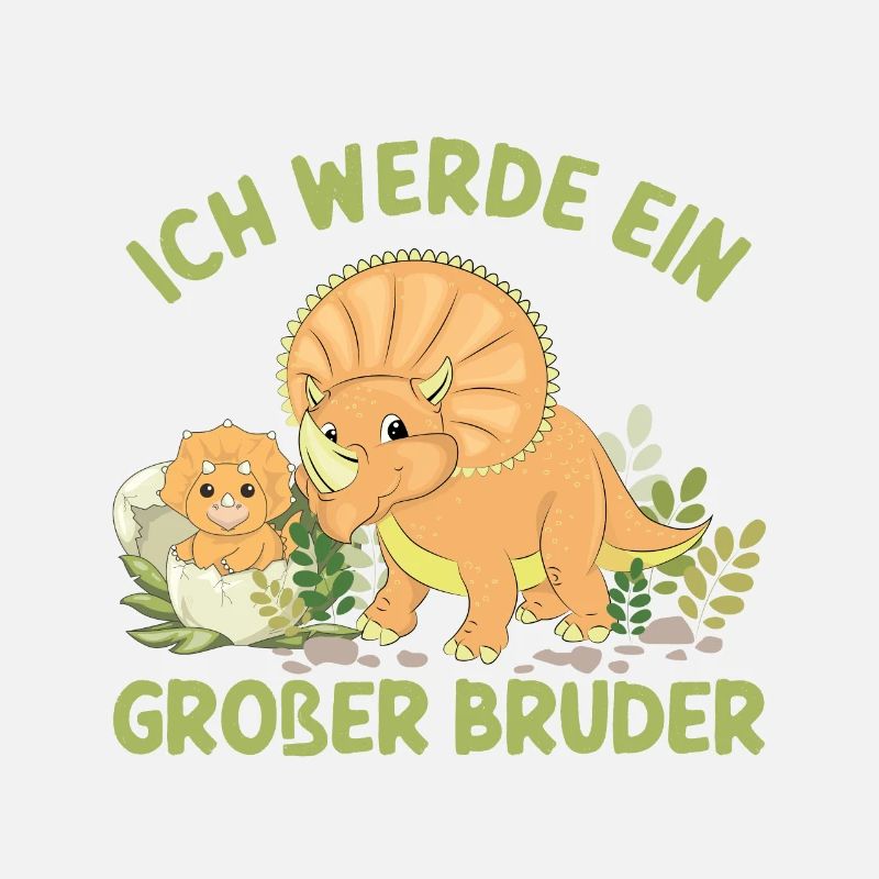 Dinosaurier Triceratops Bruder Spruch Geburtstag