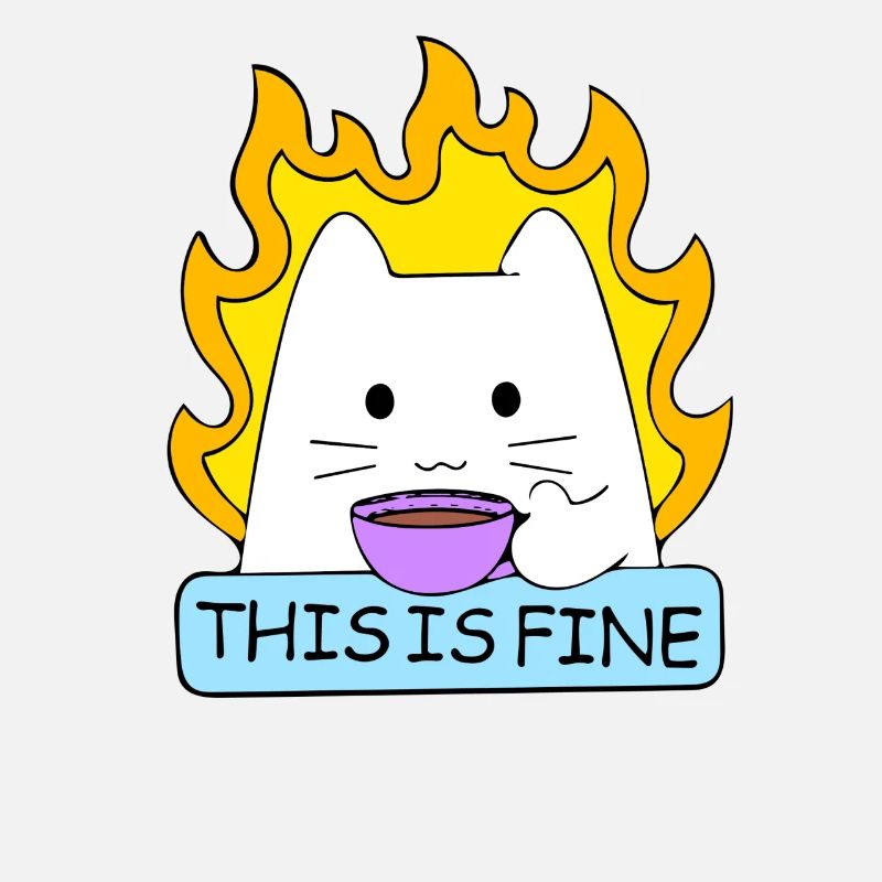 This Is Fine Cat
