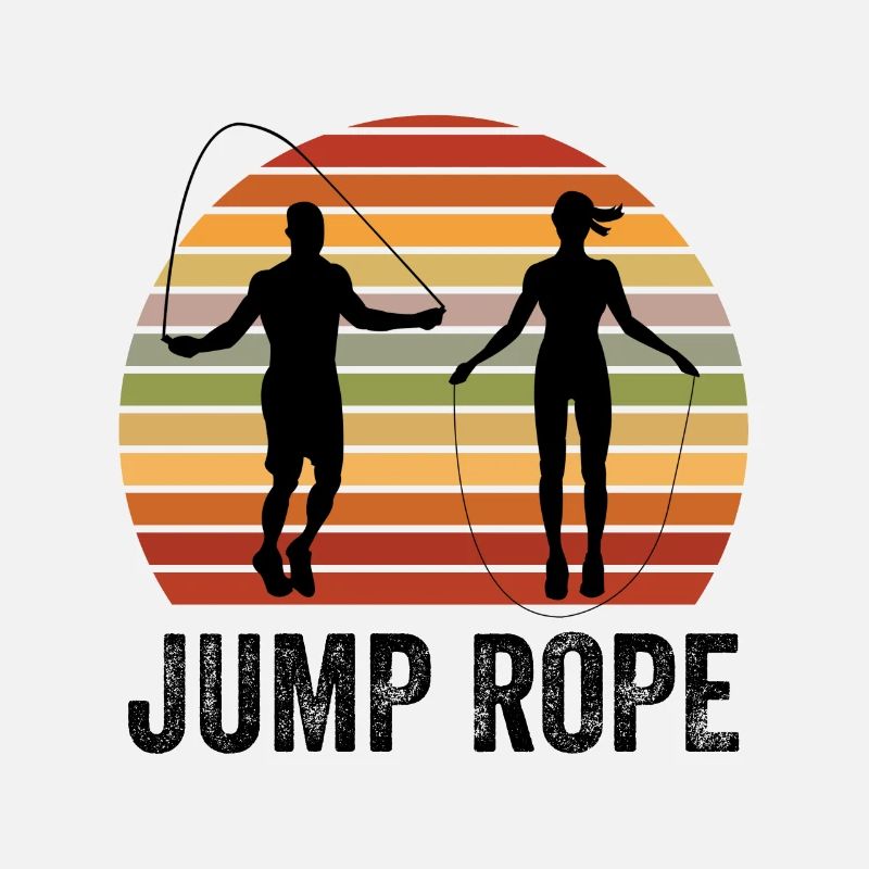 Jumping Rope Graphic Rope Jumping Rope Skipping Si